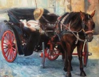 Horse Sorrento's Carriage
